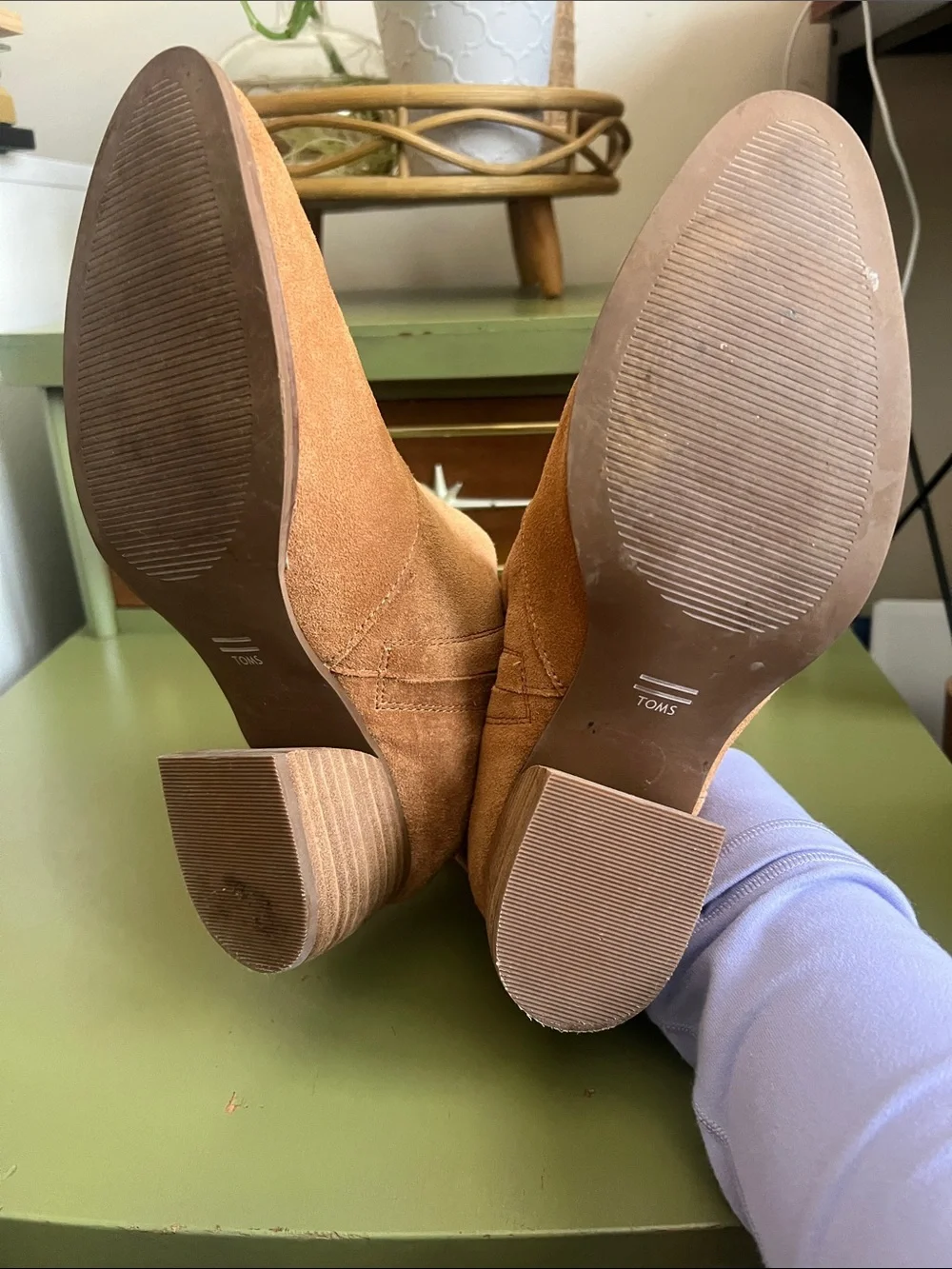 Toms Suede Chukka Ankle Boots in Cognac